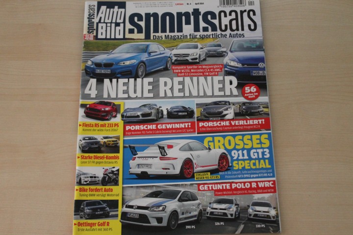 Deckblatt Auto Bild Sportscars (04/2014)